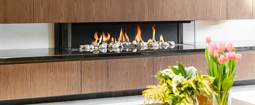 Double-height Fireplace Design Refurbishment in Pinellas Park, Florida
