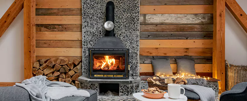 Thelin Hearth Products Direct Vent Gas Stove Fireplace Inspection in Pinellas Park, Florida